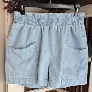 Light Blue Women's Shorts